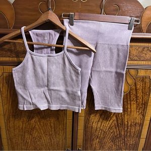 Ribbed workout set